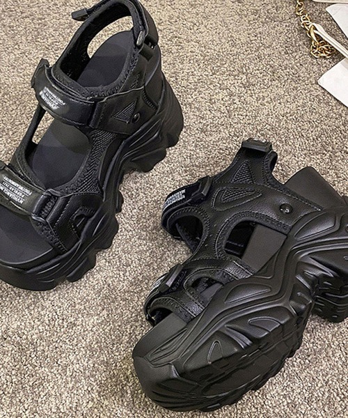 スニーカー 厚底サンダルスニーカー レディース : ZOZOTOWN