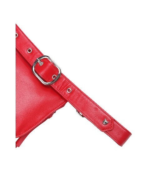 赤いレザーウエストポーチ ウエストポーチ WOMENS カラーベルトバック メンズ : ZOZOTOWN Yahoo