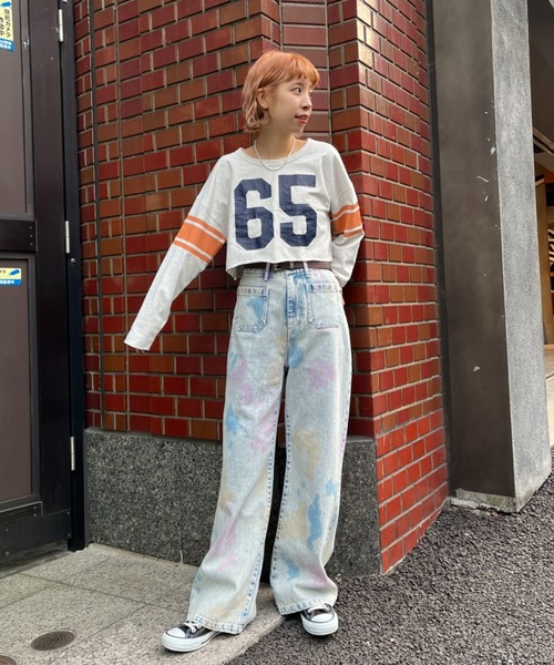 tシャツ 「HELLO.SANFRANCISCO/ハローサンフランシスコ」ピグメントロゴTEE レディース HELLO.SANFRANCISCO/ハローサンフランシスコ】ピグメントロゴTEE