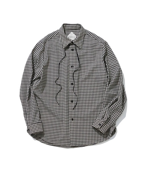 シャツ 23SS ETHOSENS Houndstooth Shirt ETHOSENS（エトセンス） シャツ ブラウス 【ETHOSENS/エトセンス