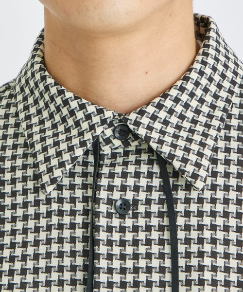 シャツ 23SS ETHOSENS Houndstooth Shirt ETHOSENS（エトセンス） シャツ ブラウス 【ETHOSENS/エトセンス