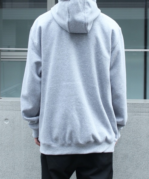 カーハート 袖ロゴ 裏起毛 ロンパース 12M Carhartt プルオーバー メンズ 長袖 カーハート パーカー 大きい