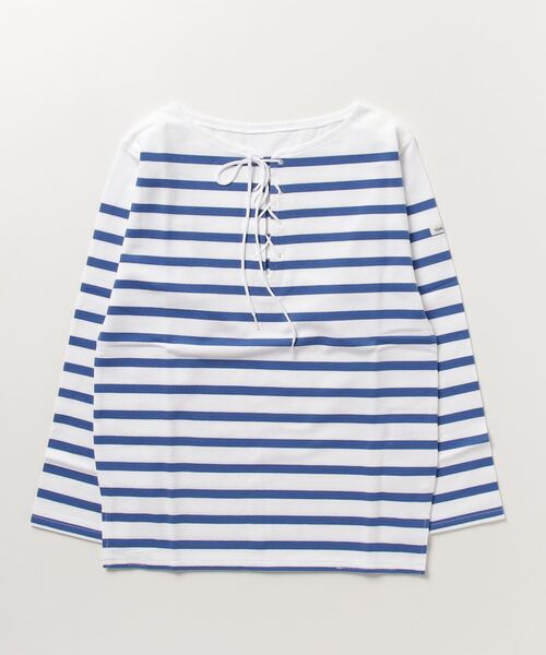 tシャツ 「YOUNG ＆ OLSEN The DRYGOODS STORE」/BASQUE LACE-UP LS TEE レディース メンズ