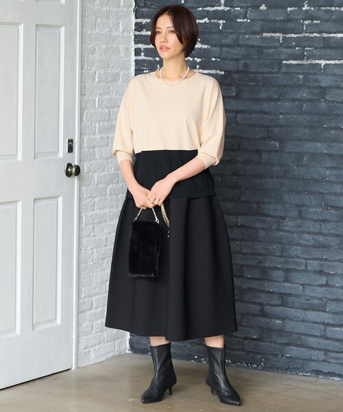 自由区 スカート 「洗える」ポリエステルホールガーメント