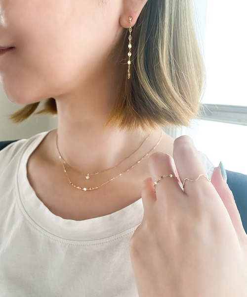 ESTELLE ピアス K10 イエローゴールド 片耳用 ESTELLE