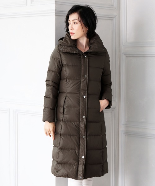 ダウン90%フェザー10% ロングダウンコート L 【通常販売価格】￥23500 ダウンコートレディース アウター ダウンジャケット ダウン90