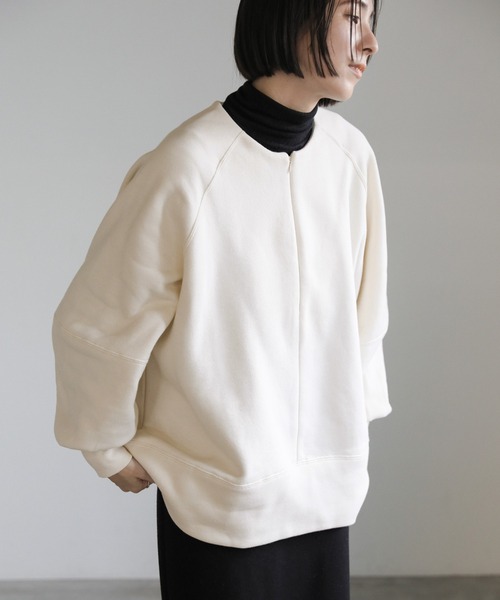 select MOCA（セレクトモカ） tシャツ フロントジップ裏起毛プル