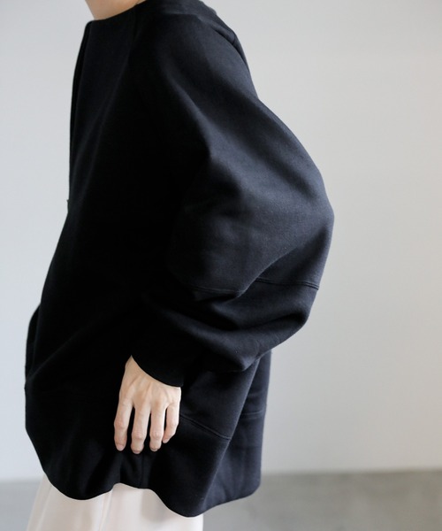 select MOCA（セレクトモカ） tシャツ フロントジップ裏起毛プル