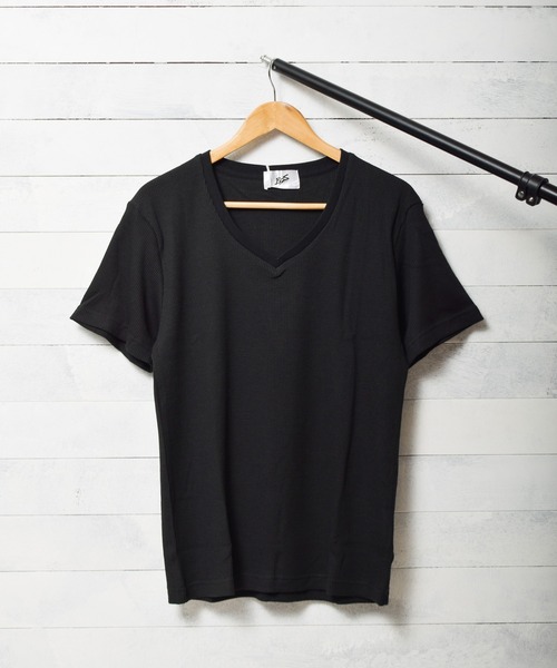 tシャツ 半袖 サーマル半袖VネックTシャツ レディース メンズ