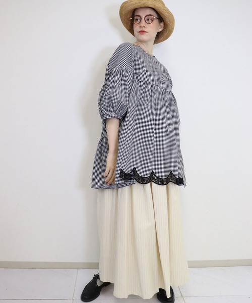 ブラウス シャツ ｗｈｉｔｅ　ａｐｐｌｅ　ｂｌｏｓｓｏｍ 「 ブラウス 」 レディース haupia ブラウス シャツ white apple blossom