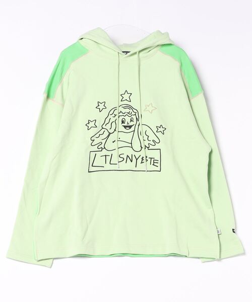 パーカー 「Little sunny bite」angel stitch hoodie レディース メンズ