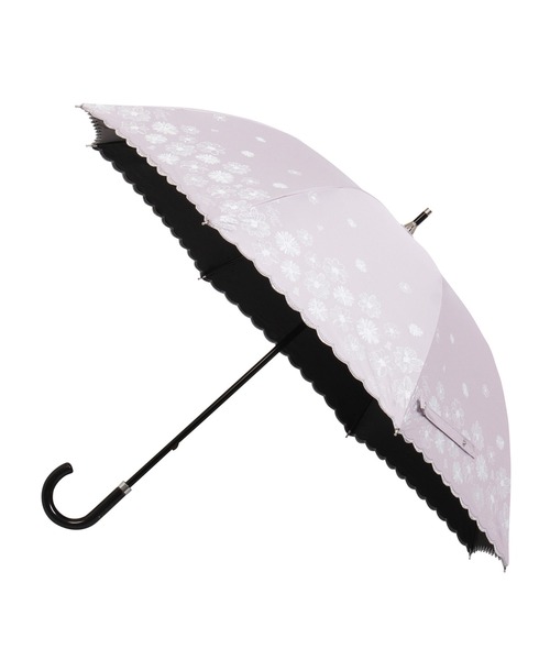 LANVIN en Bleu 日傘 uvカット 傘 遮光100% 晴雨兼用日傘 長傘