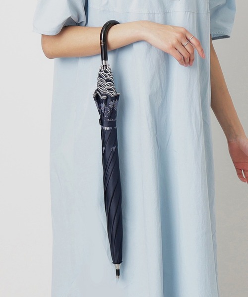 LANVIN en Bleu 日傘 uvカット 傘 遮光100% 晴雨兼用日傘 長傘
