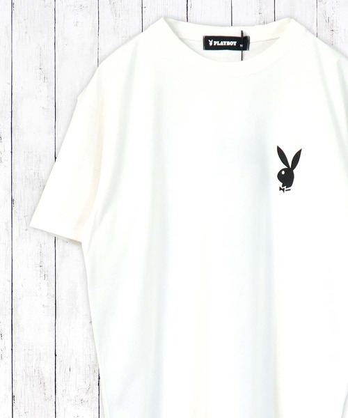 PLAYBOY（プレイボーイ） tシャツ PLAYBOY USAコットン リラックス 