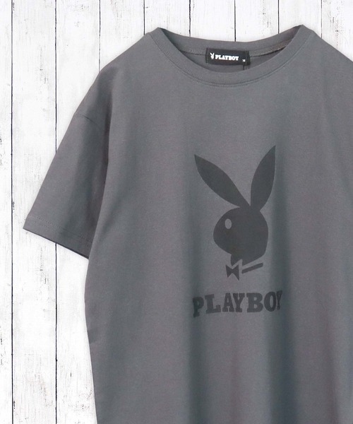 PLAYBOY（プレイボーイ） tシャツ PLAYBOY USAコットン リラックス 