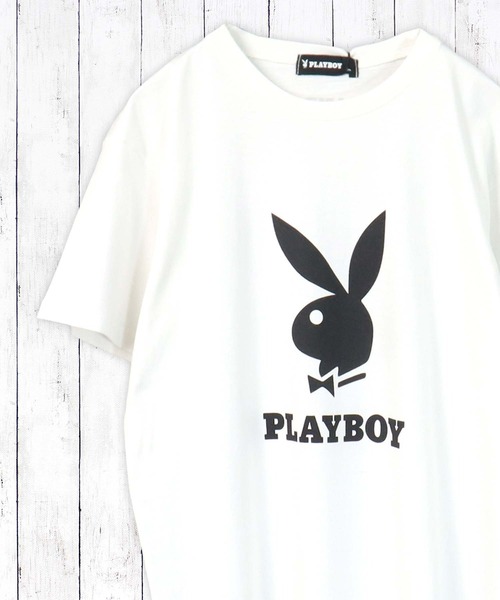 PLAYBOY（プレイボーイ） tシャツ PLAYBOY USAコットン リラックス 