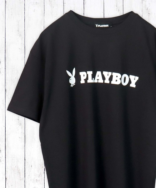 PLAYBOY（プレイボーイ） tシャツ PLAYBOY USAコットン リラックス
