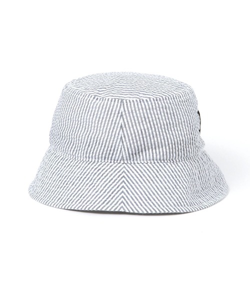 MAN-TLE ストライプ コットン バケットハット ストライプツイル バケットハット - ブルー | ZARA Japan / 日本
