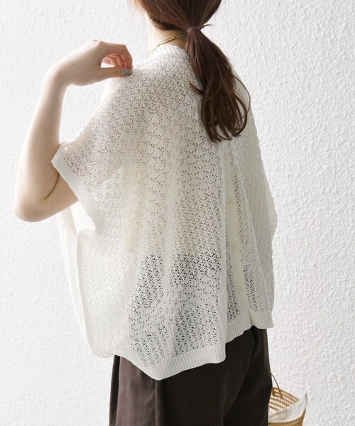 ★美品★ シヅカコムロ ポンチョ ウール 無地 レース 日本製 レディース L ファッション通販の4298 SHIZUKA KOMURO │ 4298シヅカコムロ