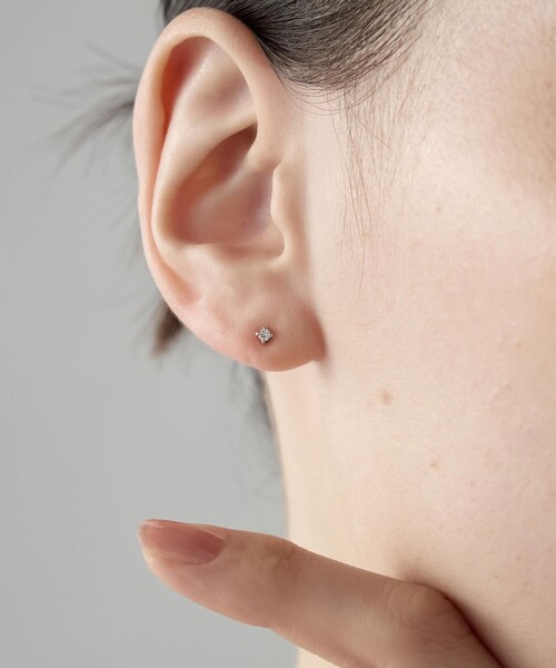 Jouete（ジュエッテ） ピアス 「ピンズ」 PT900 ピアス ダイヤモンド