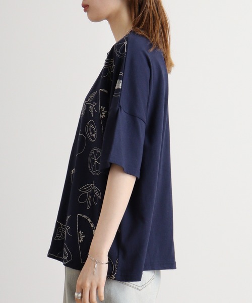 Emago tシャツ EMAGO フルーツ刺繍T レディース : ZOZOTOWN