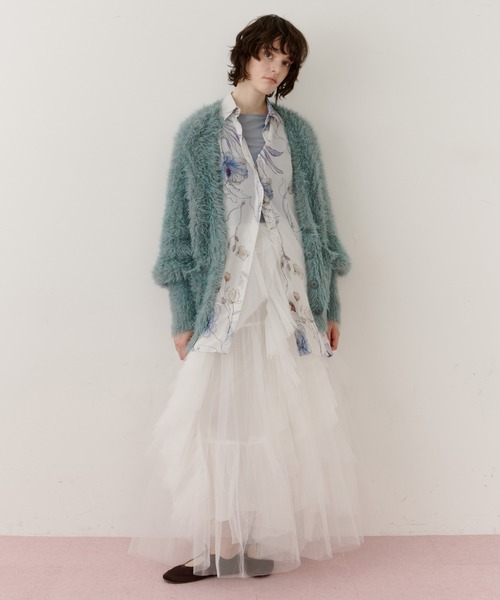 LA BELLE ETUDE（ラベルエチュード） カーディガン フェザーヤーン