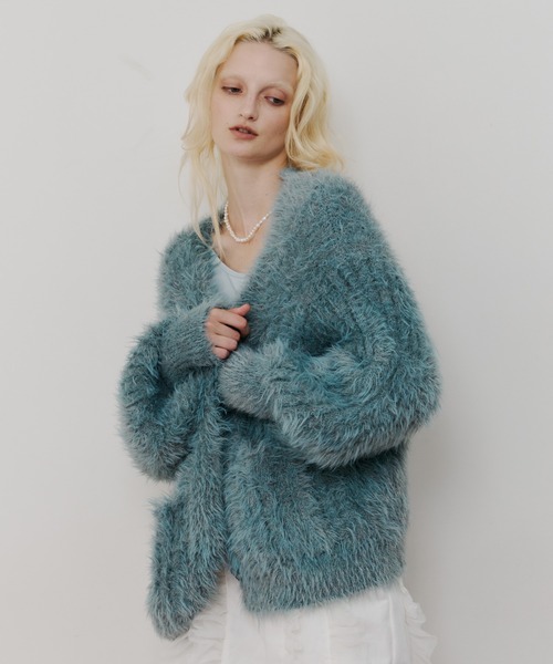 LA BELLE ETUDE（ラベルエチュード） カーディガン フェザーヤーン