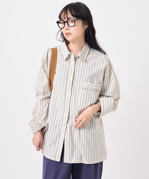 ブラウス シャツ パジャマシャツ/ストライプシャツ レディース | FREAK'S STORE | 10