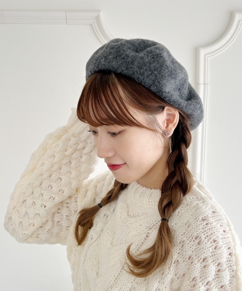 帽子 ベレー帽 「11色展開」ベーシックベレー帽 レディース : ZOZOTOWN