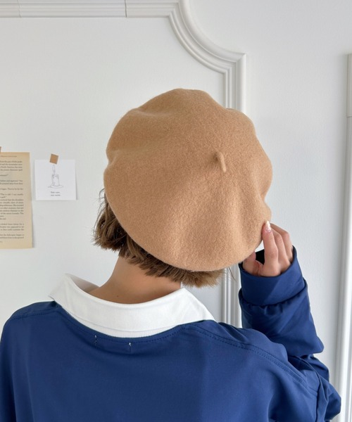 帽子 ベレー帽 「11色展開」ベーシックベレー帽 レディース : ZOZOTOWN