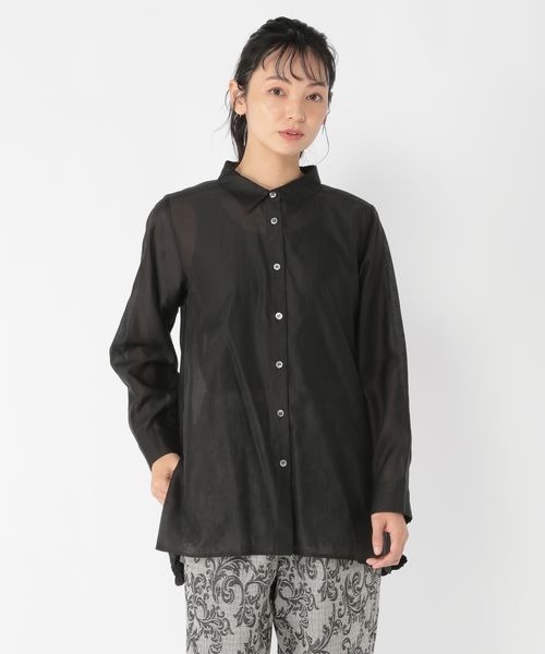 ブラウス シャツ 「ウタオ」シアードロストシャツ レディース