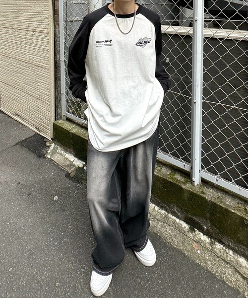 tシャツ 「ILL'S」25SS メタルハートロゴ ビッグシルエット