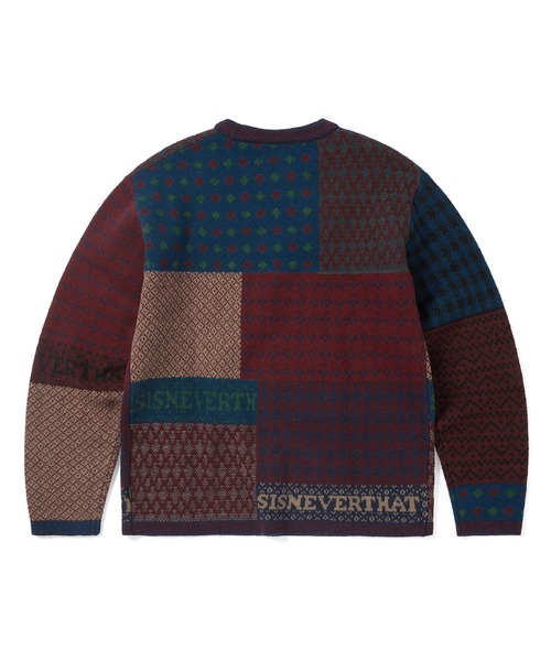 thisisneverthat ニットセーター L thisisneverthat セーター ニット Block Knit L/S Top メンズ
