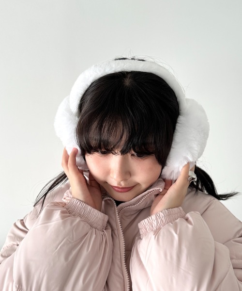 CLEA 耳当て イヤーマフ フェイクファーイヤーマフ レディース