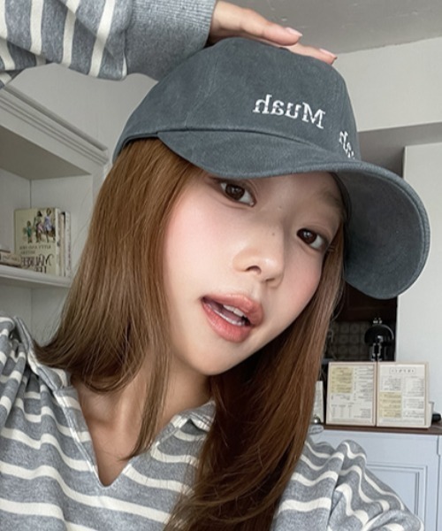キャップ 帽子 A'GEM/9 × .kom 「muah muah/ムーアムーア」 LOGO
