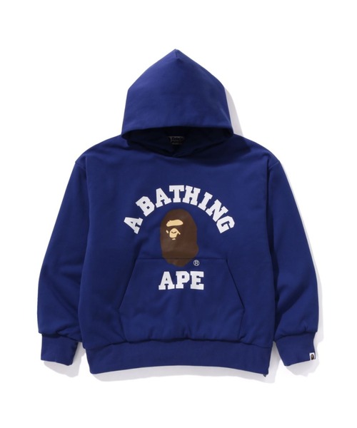 A BATHING APE パーカー COLLEGE PUFFY RELAXED FIT PULLOVER
