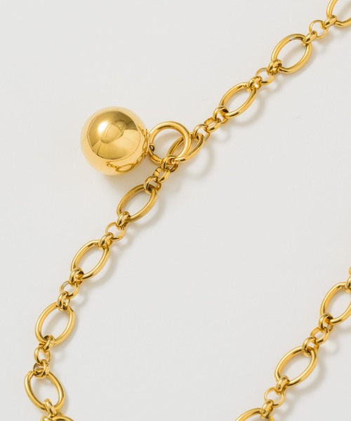 ネックレス 2way ball charm necklace / 2wayボールチャームネックレス レディースの画像
