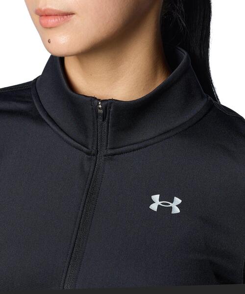 tシャツ UAコールドギア プロ 1/2ジップ ロングスリーブ シャツ（トレーニング/レディース） レディース UNDER ARMOUR tシャツ UAコールドギア プロ 1/2ジップ ロング