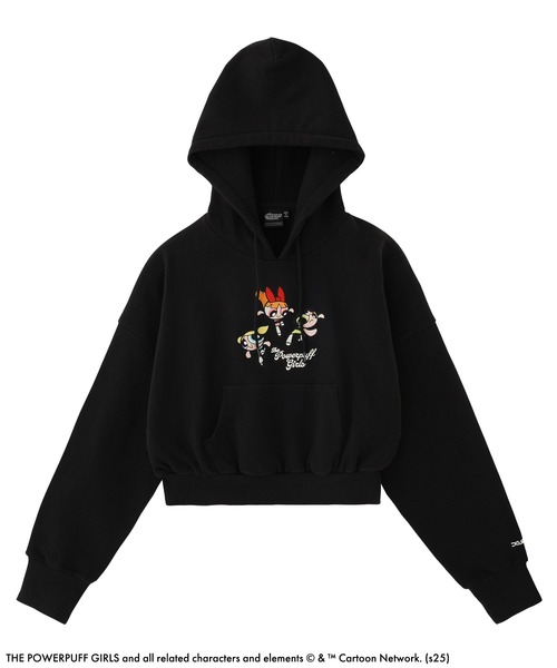 パーカー X-girl x THE POWERPUFF GIRLS SWEAT HOODIE レディース X-girl パーカー x THE POWERPUFF GIRLS SWEAT HOODIE