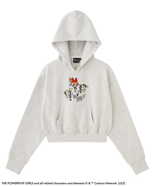 パーカー X-girl x THE POWERPUFF GIRLS SWEAT HOODIE レディース X-girl パーカー x THE POWERPUFF GIRLS SWEAT HOODIE