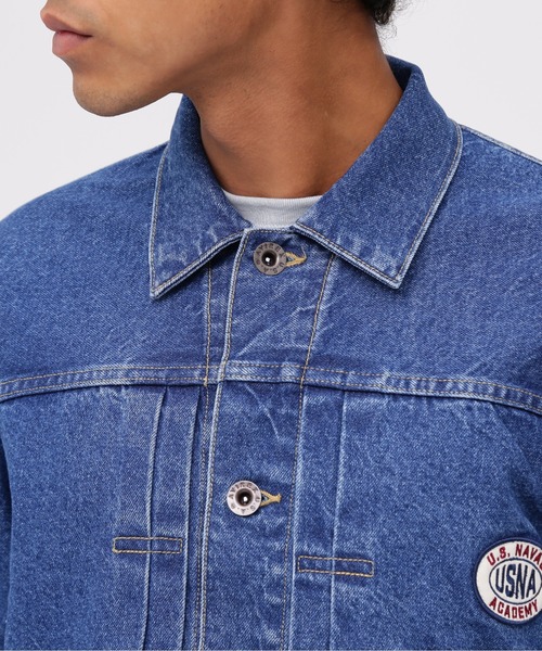 AVIREX デニムジャケット gジャン DENIM JACKET ”ANNAPOLIS