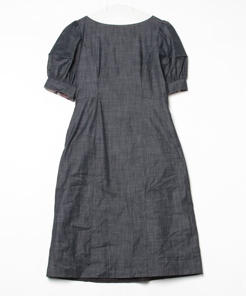 BLUE LABEL CRESTBRIDGE 半袖ひざ丈ワンピース 36 BLUE LABEL CRESTBRIDGE 「BLUE CRESTBRIDGE」 半袖ワンピース