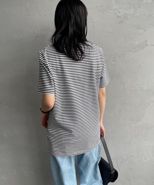 FRED PERRY ロゴボーダー Tシャツ FRED PERRY（フレッドペリー）の「FRED PERRY × BEAMS / 別注