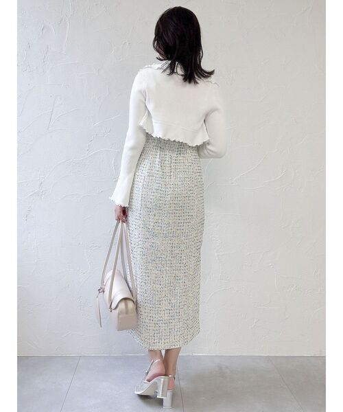 dazzlin（ダズリン） カーディガン フリルメローショートボレロ