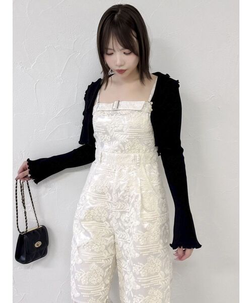 dazzlin（ダズリン） カーディガン フリルメローショートボレロ