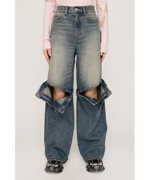 SLY（スライ） ジーンズ デニム デニムパンツ J/W KNEE DENIM PT