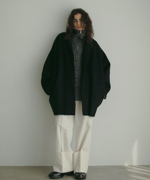 ETRE TOKYO（エトレトウキョウ） ニット ミックスヤーンハーフジップ