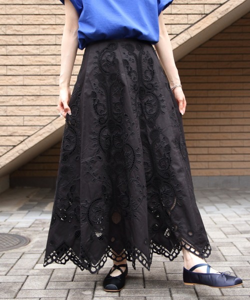 スカート shinzone TIERED LACE SKIRT THE SHINZONE（ザ シンゾーン）の「Shinzone TIERED LACE SKIRT