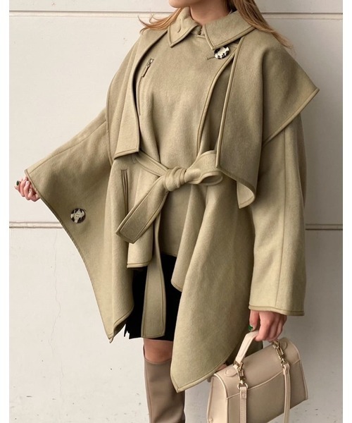 SNIDEL（スナイデル） ポンチョ ONE SIZE ベージュ レディース