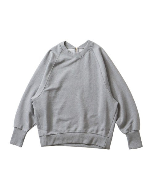 トレーナー スウェット SUGAR ROSE  後ジップ2WAYスウエットトップス レディース DRESSLAVE トレーナー スウェット Sugar Rose / zip 2way sweat